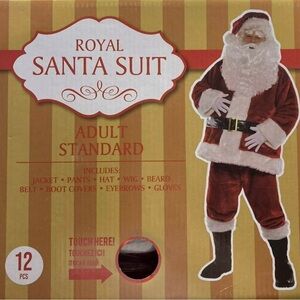 Adult Premium Professional
Royal Santa Suit 12pc Costume
New XXL Christmas